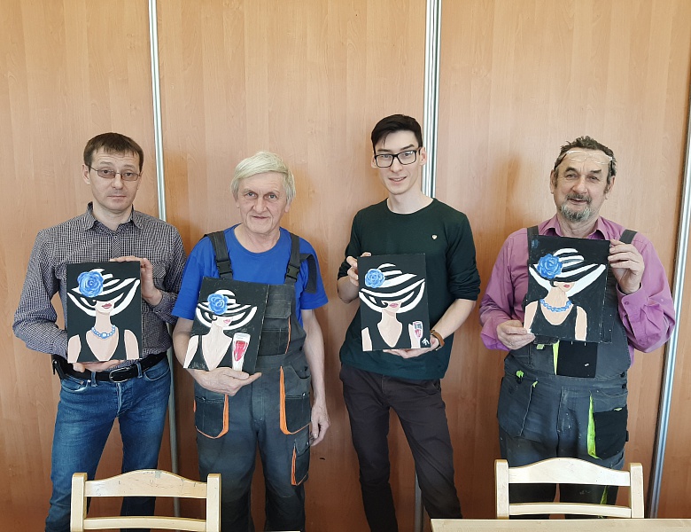 Поздравляем наших мужчин!